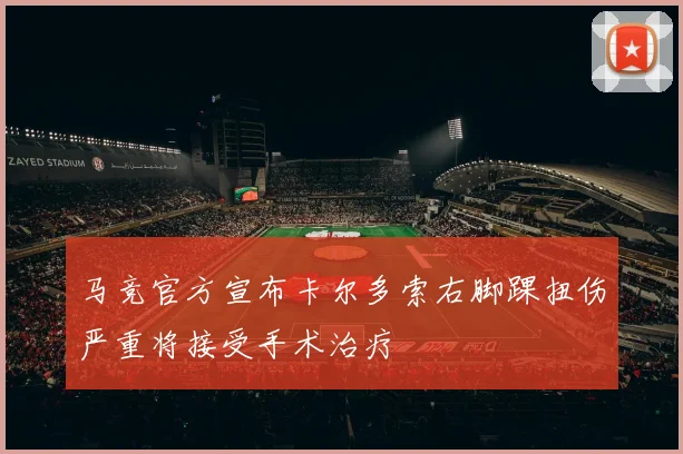马竞官方宣布卡尔多索右脚踝扭伤严重将接受手术治疗